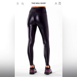 Noli liquid legging - glossy black, size small